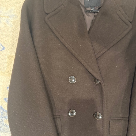 Madewell Brown Wool Coat - Picture 7 of 7